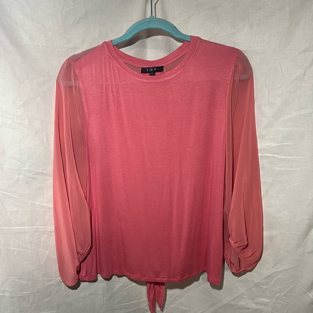T.D.C. Pink top